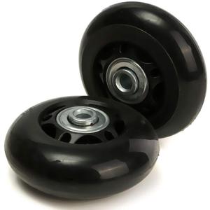 F-ber Luggage Suitcase Replacement Wheels Kit 78x24mm/3.07"x0.94" With ABEC 608zz Inline Outdoor Skate (OD:78 W:24 ID:6 Axles:35 and 40mm) - One Set of (2)