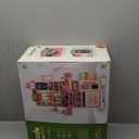 33.8IN - 70PCS Kids Kitchen Playset with Sound & Light - Cooking Stove with Steam, Play Sink and Toy Kitchen Accessories - Pretend Kitchen Play Food Toys for Kids Boys Girls - Toddler Play Kitchen Set (Pink)