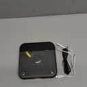 CD Player Portable with Dual Stereo Speakers, Rechargeable Portable CD Player with Bluetooth for Home with Headphones, Support CD/AUX/USB,Black