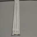 4 PCS Spring Tension Curtain Rod Adjustable Length 41-74 Inches, No Drilling, Tension Rod Suitable for Windows, Bathroom, Cabinets, Wardrobes （White) (white)