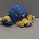 Interactive Dog Toys Octopus,Durable Automatic Jumping Dog Toy to Keep Them Busy,Squeaky Moving Tug of War Doggie Toy,USB Rechargeable,Not for Aggressive Chewers (Blue)