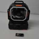 OGERY 2025 Upgraded Camping Fan, Portable Rechargeable Fan with 20000mAh Battery Powered, Stronger Wind, Stepless Speed Regulation, Fast Charging for Tent, Travel, Car, Outdoor Camping Essentials