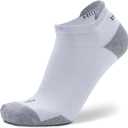 Balega Hidden Contour Impact Resistant/Cushioning Performance No Show Athletic Running Socks for Men & Women (1 Pair) (Medium, White)