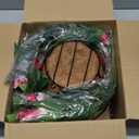 Artificial Fake Hanging Flowers Plants Basket for Outdoors Outside Decoration UV Resistant Faux Silk Flowers Look Real Plastic Flowers for Spring Planters Home Porch Patio Garden Decor (Rose Pink)