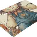 Fall Pumkin Blanket Farmhouse Autumn Harvest Throw Blanket Fall Scarecrow Soft Cozy Fleece Fuzzy Stuff Plush Flannel Gifts for Girls Women Boys Kids Adults 40''x50''