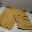 Summer Shorts Men Stylish Casual Elastic Waist Cargo Short Multi Pockets Summer Work Utility Shorts 9" Inseam, Size 40