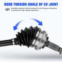 Front Left&Right CV Axle Shaft Set Fit for Toyota Corolla 1.8L 1993-2002, for Toyota Celica ST Manual Trans 1990-1993, for Geo Prizm 1993-1997, for Chevy Prizm 1998-2002, 2 pcs CV Joint Shaft