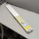 Cordless Light Filtering Mini Blind - 35 Inch Width, 64 Inch Length, 1" Slat Size - Pearl White - Cordless GII Morningstar Horizontal Windows Blinds for Interior by Achim Home Decor