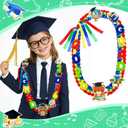 DECYOOL Kindergarten Graduation Leis Class of 2026 47.2 Inch Double Braided Preschool Graduation Ribbon Leis for Kindergarten Graduate Boys Girls