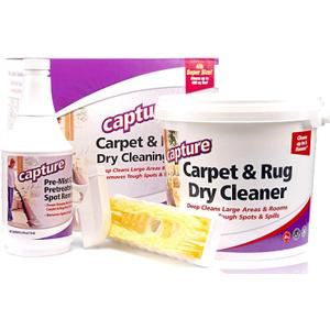 Capture Carpet Total Care Kit 400 - Home Couch and Upholstery, Car Rug, Dogs & Cats Pet Carpet Cleaner Solution - Strength Odor Eliminator, Stains Spot Remover, Non Liquid & No Harsh Chemical