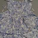 Narecte Womens Summer Dresses Floral Casual Mini Dresses for Women A Line Sun Dress Cute Ruffle Dress, XS