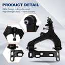 KUIPERAUTO 2PCS Front Lower Control Arm Suspension Kits K620467 K620468 Compatible with Buick Rainier, Chevy Chevrolet Trailblazer, GMC Envoy, Isuzu Ascender, Saab 9-7X, Oldsmobile Bravada