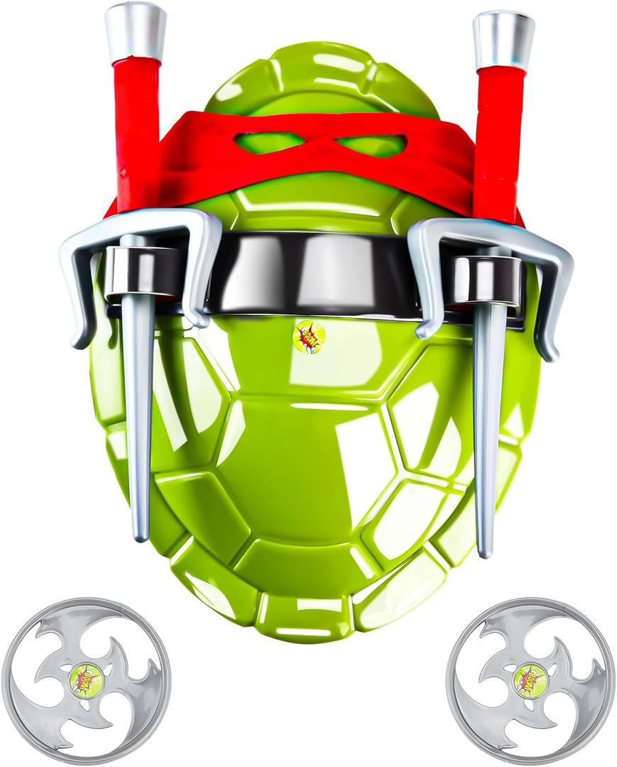 BUUFAN Turtle Shell Costume Set - Perfect for Kids' Birthday Parties and Halloween (Red)