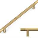 Amerdeco 10 Pack Champagne Bronze Knurled Cabinet Pulls 10 Inch Hole Centers Kitchen Cabinet Handles Hardware Kitchen Handles for Cabinets Handles IH0006