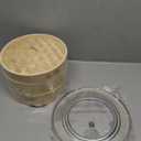 Bamboo Steamer 10 Inch 2 Tier Wooden Basket With Handle, Ring Adapter, Reusable Silicone Liner, Kit For Cooking Dumpling Baby Bao Bun, Dim Sum, Rice Potsticker Steaming Chinese Asian Food & Vegetables