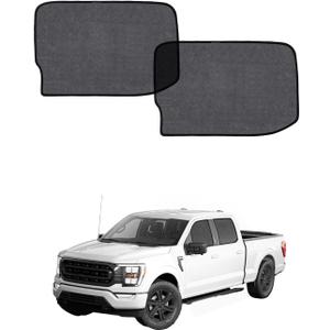 Car Window Shade for Ford F150 2021-Now,2 Pack UV & Glare Protection, Breathable Privacy Screen, Insect & Bug Blocker Magnetic Mesh Side Rear Sun Shades for Baby Camping, Napping & Travel