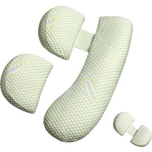 Oternal Pregnancy Pillow for Pregnant Women, Soft Pregnancy Body Pillow, Support for Back, Belly, HIPS, Legs, Maternity Pillow with Detachable and Adjustable Pillow Cover