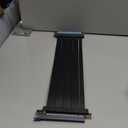 PCIE 4.0 Riser Cable, PCIe 4.0 x16 High Speed Flexible Extender Card Extension Port, PCIE 4.0 90 Degree Adapter, Pcie 4.0 Riser Compatible with 4090 4080 4070 3090 and Pcie 3.0 System 300mm /11.8inch