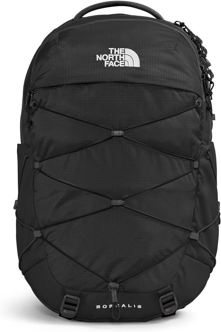 The North Face Women's Borealis Commuter Laptop Backpack - Everyday Travel Bag, Laptop Sleeve, Reflective Details, TNF Black/TNF White-NPF, One Size