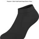 Ankle Socks for Women, 8 Pairs Premium Cotton Non Slip Lightweight Casual Low Cut Socks (Gray)