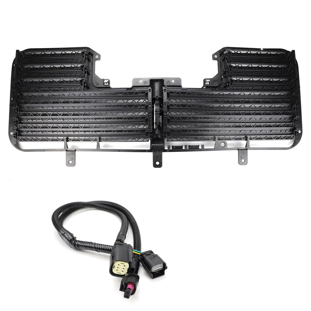 601-374 Active Grille Shutter Assembly with Motor Compatible with Chevy Silverado 1500 2017-2018, GMC Sierra 1500 2017-2019, 84363184 23300225