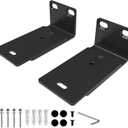 Sound Bass Soundbar Smart 300 500 550 600 700 900 Ultra Wall Mount Kit for Bose 300/500/550/600/700/900 Ultra, Smart Sound Bar, Soundtouch 300, TV Speaker, Adjustable Mounting Under TV Bracket, Black