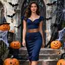 VONMELLI Elastic Wide Belts for Women Dresss Leather Stretchy Waist Belt Fashion Ladies Corset Belts (Fit Waist Size 33"-37", Brown)