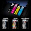 EPSON 812 DURABrite Ultra Ink Standard Capacity Black & Color Cartridge Combo Pack (T812120-BCS) Works with WorkForce Pro WF-7310, WF-7820, WF-7840, WorkForce EC-C7000