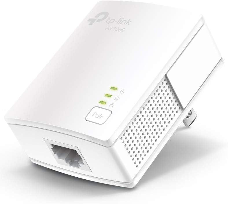 TP-Link AV1000 Powerline Ethernet Adapter - Nano Size, Gigabit Port, PlugPair&Play, Ethernet Over Power, Power Saving Mode, Network Adapter, -  (TL-PA7017)