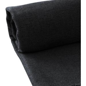 Suitable for Home Furniture Interior Decoration Fabric, coarse Texture Thickened Linen, Excellent Breathability, Handmade DIY Material (Black, 1 Yard pre Cut)
