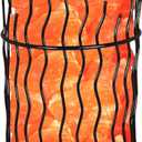 Himalayan Glow Salt Lamp - Multi-color USB Himalayan Salt Lamp with Dimmer Control | LED Bulb | Plastic Base | Amber Glow, Idle for Gift, Decor & Desk