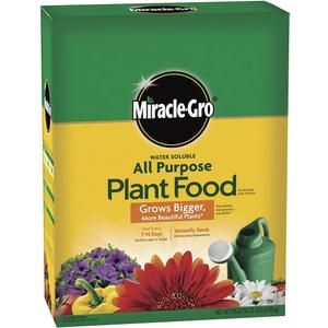Miracle-Gro Water Soluble All Purpose Plant Food, Plant Fertilizer for Indoor or Outdoor Plants, Roses, Flowers, Houseplants, Vegetables and Trees, 10 lb.