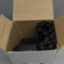 Roll Up Dish Drying Rack,Expandable Over The Sink Dish Drainer,Stainless Steel Kitchen Rolling Sink Rack with Utensil Holder,Length Up to 22.3" (Black, Large)