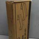 Shario White Floating Shelves - Set of 2, Wall Mounted Hanging Shelves with Black Towel Rack, Decorative Storage Shelves for Bathroom, Kitchen, Living Room & Bedroom (Modern White, 15.7 Inches)