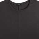 ZANZEA Women's Off The Shoulder Batwing Tops Casual Loose Oversized Tshirts Long Sleeve Fall Pullover Sweater Tops (Black, XXL)