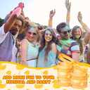 Soulchen 48 Pcs Duck Inspirational Silicone Wristbands, Yellow Gradient Motivational Quote Rubber Bracelets, Unisex Stretchy Wristbands with Uplifting Messages for Gift, Party, Decoration, 3 Styles