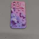 Cute Butterfly iPhone 15 Pro Max Case Aesthetic Shockproof Design Trendy Stylish Kawaii Phone Case Silicone Soft Shell Protective Cover with for Women Girls