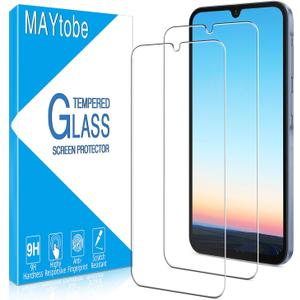 MAYtobe [2-Pack] Screen Protector Designed for Samsung Galaxy A16 5G Tempered Glass, Bubble Free, Anti Scratch, Easy to Install