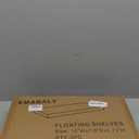 Floating Shelves for Wall, Wall Shelves for Decor Storage, Display Shelving 16 inch Set of 2,Wall Mounted Wood Shelf for Bedroom, Living Room, Bathroom, Kitchen, Brown(2pcs,Brown)