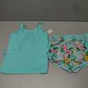 HOZIY Girls Swimsuit Two Piece Tankini Girls Bathing Suit with Boyshort Adjustable Strap Drawstring Kids Swimwear for 14Y