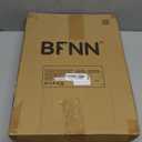 Free Standing Foldable Dog Gate, 16.5" High Step-Over Metal Short Pet Gate, Up to 48" Wide Puppy Fence for Stairs and Doorways, Indoor & Outdoor Use, No Drilling and No Assembly, Black