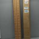 LazBlinds No Drill Cordless Bamboo Roman Shades, 38" W × 72" H, Brown | Tool-Free Light Filtering Window Treatment, Roll Up Bamboo Blinds for Windows