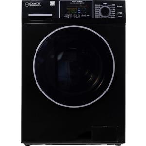 Equator 24" Original 110V Ventless Compact Combo Washer Dryer 1.6 cu.ft./15 lbs FULLY BUILT-IN 1400 rpm in Black