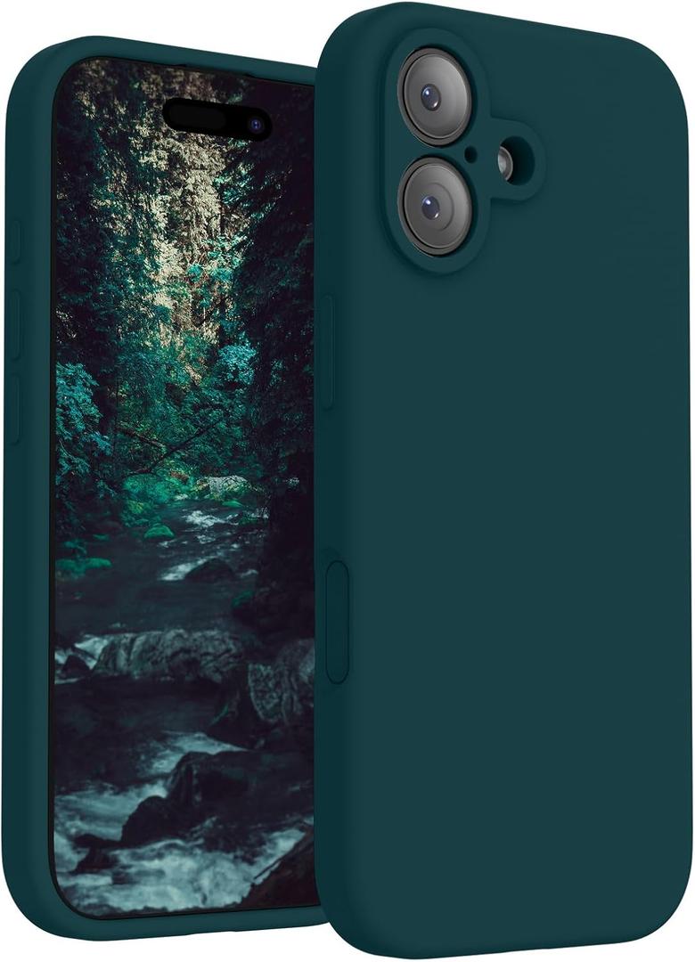 FireNova Magnetic for iPhone 17 Case, Compatible with MagSafe, [Integrated Silicone Camera Control Button] [Camera Protection] Anti-Scratch Microfiber Lining Phone Case, 6.3", Teal