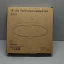 2Pack 15.8 Inch LED Flush Mount Ceiling Light, 35W, 120lm/W, 4200LM, CRI95+, 2700K-5000K 5CCT & Dimmable, White Round Flat Panel Light for Hallway, Kitchen, Bedroom, Laundry Room