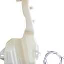 Auto Dynasty CH1288164 Factory Style Car Windshield Washer Reservoir Tank - Reservoir Cap | Washer Fluid Pump | Fluid Level Sensor - Compatible with Jeep Commander Grand Cherokee 05-06, White