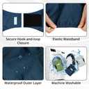 Paw Legend Washable Dog Belly Band Wrap Diapers for Male Dog | High Absorbing Puppy & Doggy Diapers Male (3 Pack,Army,Grey,Navy,Small)