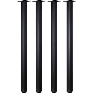 LCSDLHLSY Table Legs 36 inch,Heavy Duty Furniture Legs,Adjustable Square Desk Legs for DIY Computer Desks,Coffee Desks,Dining Table,Set of 4, with Floor Protector.