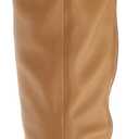Franco Sarto Womens Lyla Pointed Toe Knee High Boots Camel Brown Wide Calf Leather 9 M