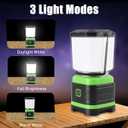 Lichamp LED Camping Lantern, Battery Powered LED Lights Camping Essentials, Portable Lanterns Flishlights for Emergency, Hurricanes, Outdoor Hiking, Power Outages, Survival Gear and Home Use